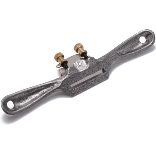 9" Adjustable Hand Planer Plane Deburring Cutting Edge Planer Screw Spoke Shave Hand Tool Manual Woodworking Tools