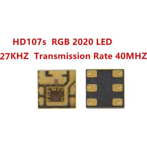 Fastest Digital Addressable RGB 2020 LED Chip HD107s with 27K PWM refresh Rate and Transfer Rate40M HZ