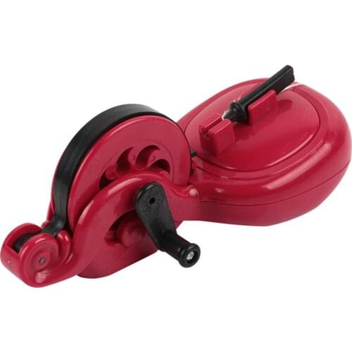 Heavy Duty Chalk Line Reel, 30M Line, Manual Roll Ink Fountain Marking Tool Cartridge Woodworking Line Drawing Tool