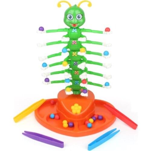 Fun Game Balance Electric Wiggle Dance Caterpillars Electric Swing Bug Fun Caterpillar Toy Board Game for Child/Kids G99D