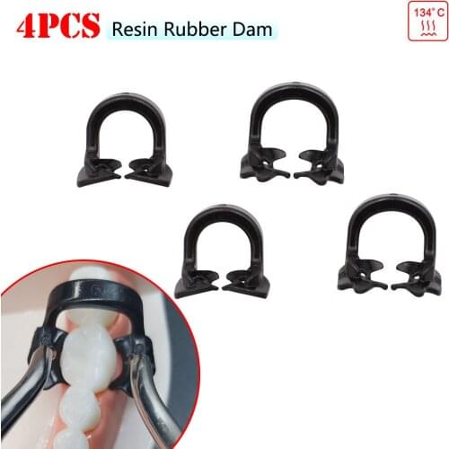 Clamp Dental Resin Rubber Dam Clamps Barrier Clips Soft Molar Premolar composite resin instrument