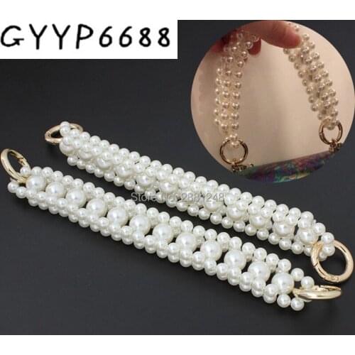 1-5pcs Double row handbag chain bag with thick chain diy bag single buy short shoulder strap hand carry accessories