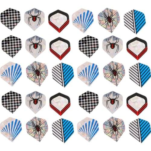 30 Pieces Indoor Game Standard Dart Flights Extra Strong Cool Styles