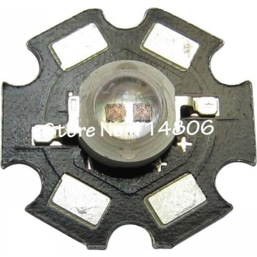 50pcs 2W Infrared IR 940nm 2-LED LED Bead For Night Vision Fill Light + 20mm Star base