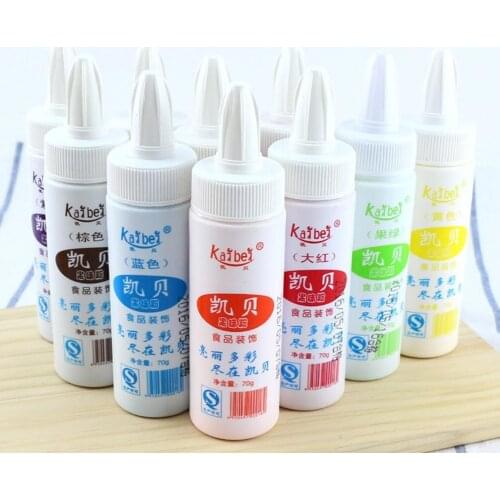 70g New Food Coloring Fruit Powder Cake Fondant Macaron Dessert Decal Soap Baking Color Cake Decoration Tool Supplies 8 Colors