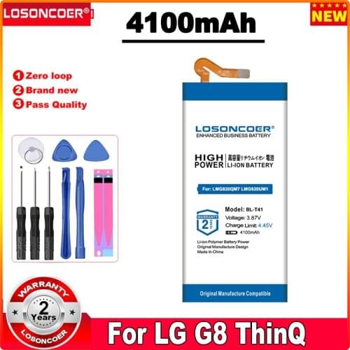 BL-T41 Battery For LG G8 ThinQ LMG820QM7 LMG820UM1 LM-G820UMB LMG820UM0 LMG820UM2 LM-G820N G820N, G820UM LMV405EB, V40,V405QA7