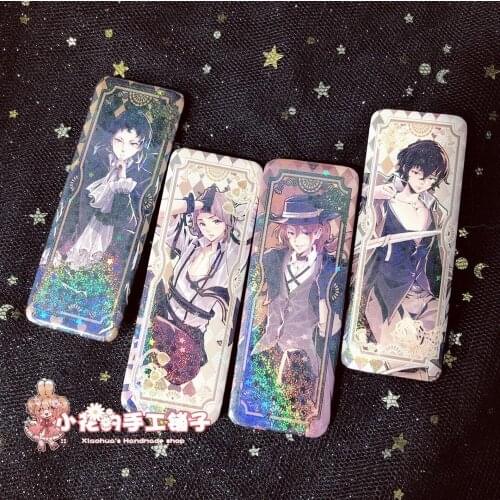 Anime Bungo Stray Dogs Nakajima Atsushi Dazai Osamu Figure 5801 Badge Button Brooch Pin Gifts Kids Collection Toy