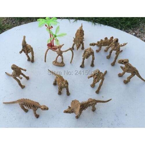 Free ship cool cheap 12x New skeleton dinosaurs pinata toy loot bag party fillers Halloween kid party favors