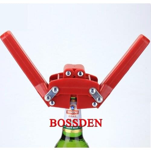 BOSSDEN Manual Beer Bottle Capper Home Brew Equipment Crown Caps Crimper PP Plastic Bar Accessories Barware Tools