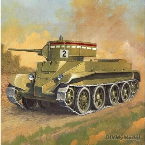 DIYMyModeI Bt-5 fast tank of Soviet Russia DIY Handcraft Paper Model KIT Handmade Toy Puzzles Gift Movie props