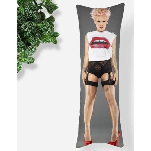 Long Pillowcase Custom P!nk Star Body Pillow Cover Men Women Home Bedroom Rectangle Sleep Decoration Accessories 0531