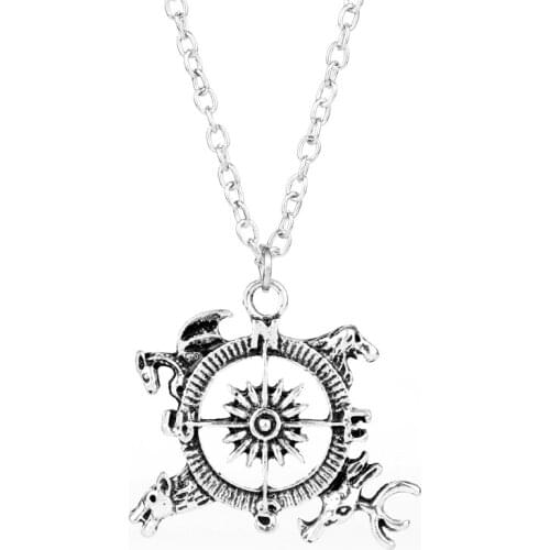 Dongsheng Movie Jewelry Necklace Dragon Compass Pendant Necklace Women Gift -30