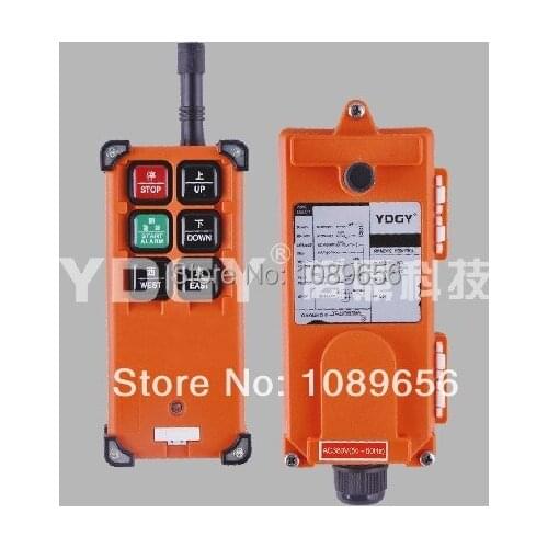 F21-4SB 1x Speed 1 transmitter+1 receiver Hoist Crane 6 Channels Controller System AC36V 36VAC