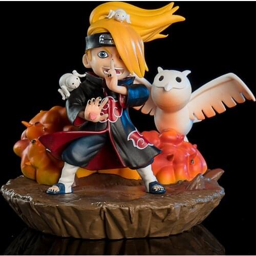 Japan Anime GK Deidara Cute Mini PVC Action Figure Figurine 13cm Toy Model Statue NEW NO BOX