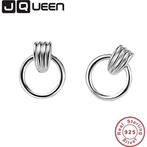 JQUEEN Women's Silver Earrings