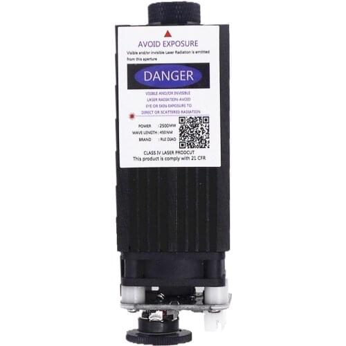 12v laser module 2500mw hx2.54 3p interface 0.5w blue purple 405m engraving machine accessories manually adjust Power goggle