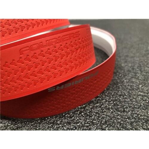 Fouriers BP-S002 Bicycle Drop Handlebar Tape Wraps PU Fixed Gear Road Bike Handle bar Tapes Belt With Holes multi color