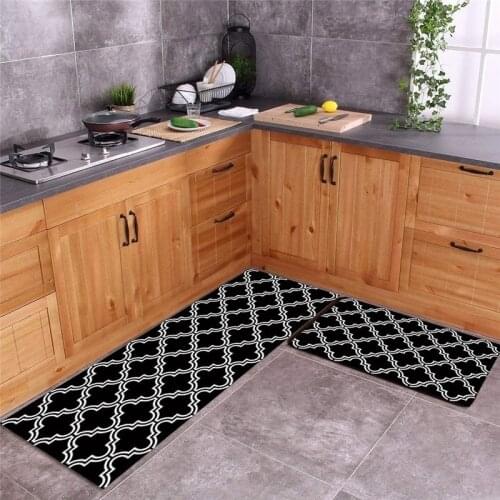 Non-slip Kitchen Carpet Washable Entrance Door Mat for Bathroom Bedroom Living Room Comfort Floor Mats Modern Bedside Area Rugs