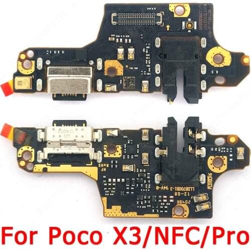 Original Charging Port For Xiaomi Mi X3 Pro NFC Charge Board Pcb Dock Usb Connector Ribbon Socket Plate Flex Cable Spare Parts