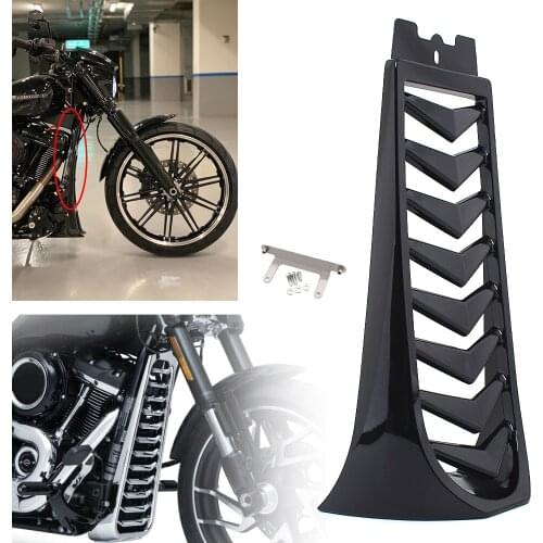 For Harley Softail Street Bob Breakout Fat Bob 2018-Up Motorcycle Front Chin Spoiler Radiator Grille Guard Cover Protector New