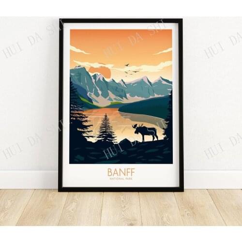 Banff National Park Poster | Art Print | Banff Wall Art Gift