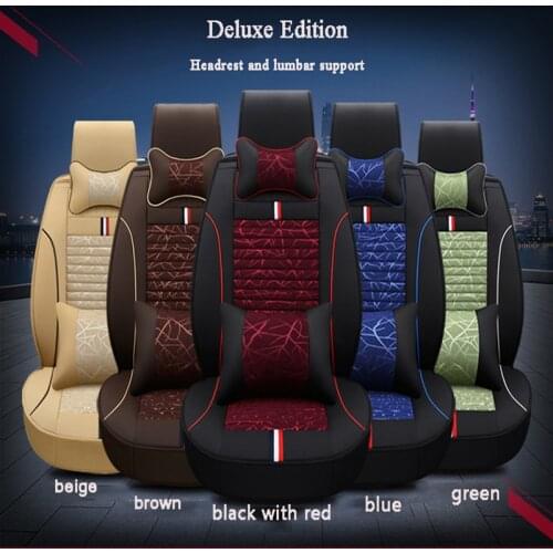 HLFNTF Fully-enclosed leather plus linen four season For MG GT MG5 MG6 MG7 mg3 mgtf car accessories car cushio car seat cushions