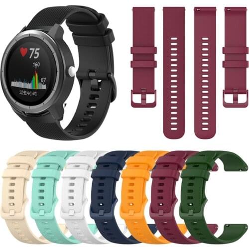 20mm Silicone Band For Samsung Galaxy Watch 42mm Strap Sport Smartwatch For Huawei Watch 2 Watchband Bracelet Accessories Straps