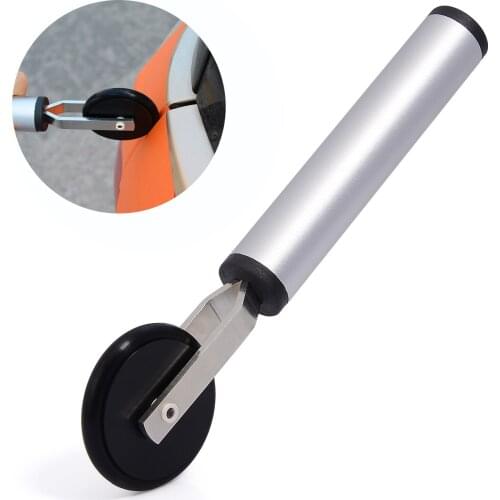 EHDIS Car Window Tint Rolling Squeegee Vinyl Film Wrap Soft Rubber Scraper Auto Rear Door Sticker Printing Household Clean Tool