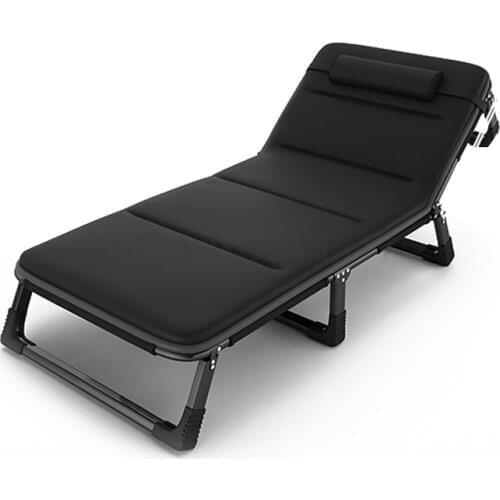 Folding bed single bed domestic lunch break bed escort bed simple marching bed portable recliner