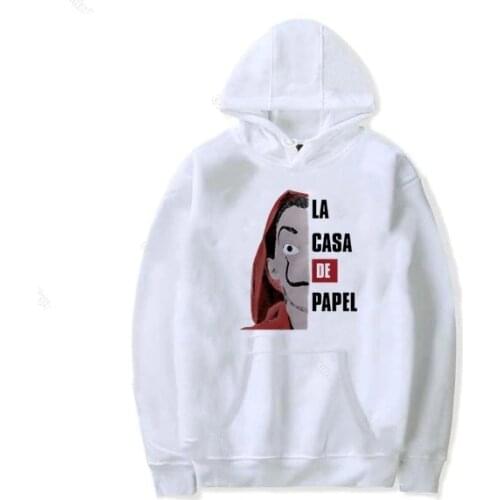 New The House of Paper Sweater Fashion Money Heist Women La Casa De Papel Hoodie Funny Tops Hoodie Female Streetwear Clothes