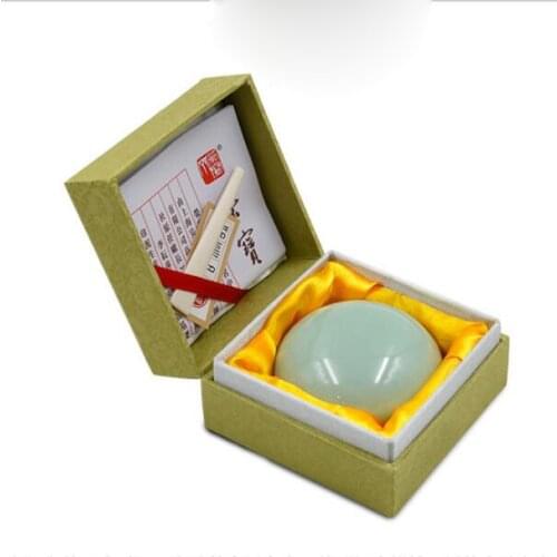 Art supplies ceramic box Baohong 30g Red ink pad Lihong seal carving calligraphy painting tribute sand cinnabar ink pad