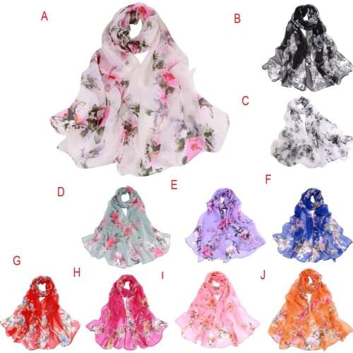 Womail Women sarft Lady Peach Blossom Printing Long Soft Wrap Scarf Ladies Shawl Scarves Pashmina bandana 2020 f12