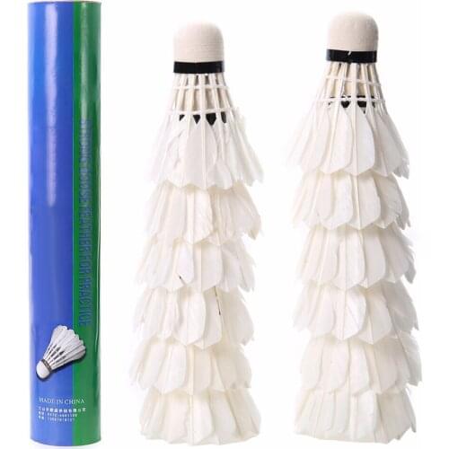 12PCS Badminton Stable Durable Sports Training Badminton Balls for Indoor Outdoor Game