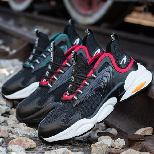 2021 Safety Shoes Men Women Work Footwear Steel Toe Cap Anti Scald Breathable Work Shoes Protective Lightweight Labor Traines