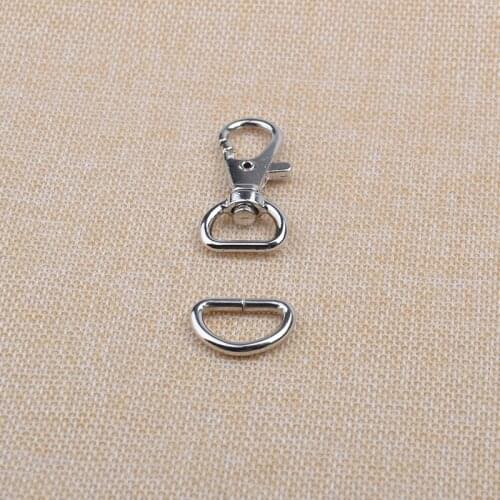 4cm x 1.8cm alloy snap hook 80pcs Nickel
