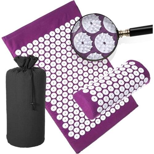 Fitness accessories Acupressure Cushion Body Pain Spike Massage Mat Pilates Exercise Pillow Yoga Mat workout equipments Yoga