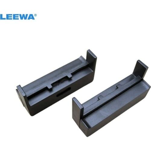 LEEWA 1Din Car Radio Fascia Frame Panel For AUDI TT 1998-2006 A2\A4 1999-2002 Stereo Dashboard Cover Frame Plate Bezel Trim