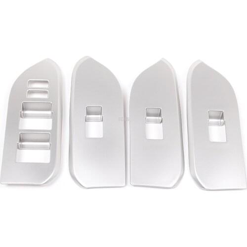 Car Interior Door Bowl Armrest Trim Cover for Toyota Land Cruiser Prado 150 FJ150 2010 2011 2014-2018 Glass Switch Accessories