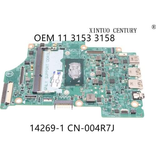 CN-0KN06J 0KN06J KN06J For Dell Inspiron 13 7353 7359 7568 Laptop Motherboard 14275-1 TFFRC With I3-6100U CPU 100%tested working