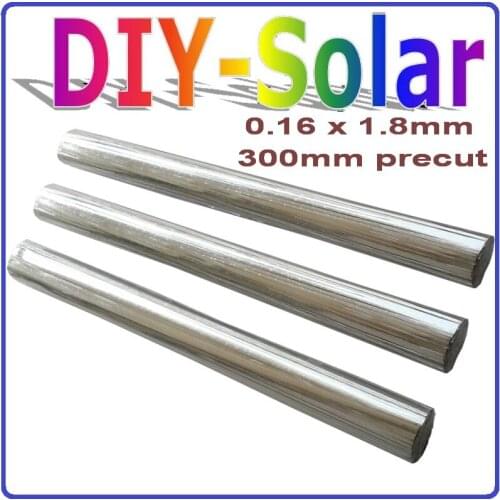 300 Precut 1.8x0.16mm Solar Cells PV Ribbon, Any Size,Suitable for 156 Solar Cells, Precut Leady Solar Tabbing Wire
