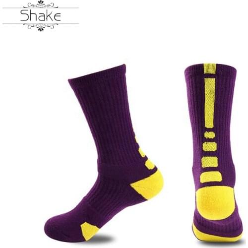 HEHE Fancy Basketball Terry loop sport OEM compression socks women/men crew perfect athletic nylon Stress Release Socks