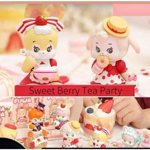 Sweet Berry Tea Party Series Blind Box Toy Figure Determined Style Cute Anime Character Gift Free Shipping Surprise Doll