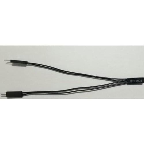 POWER SW RESET SW motherboard boot cable restart 1 to 2 supports dual boot switch 10cm
