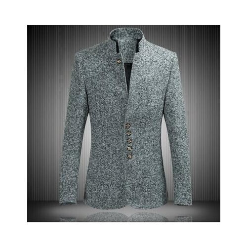 Spring mens casual suit stand collar suits men small suit slim young mens clothing single-breasted jacket plus size M - 6XL
