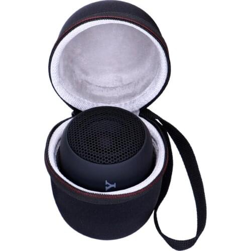 LTGEM EVA Black Waterproof Carrying Hard Case for Sony SRS-XB12 Extra Bass Portable Bluetooth Speaker