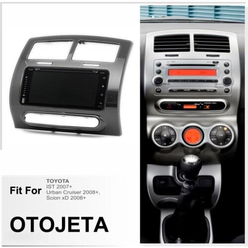 Android 10 radio tape recorder 8core car multimedia GPS Navigation for Toyota IST Urban Cruiser Scion DVD video player + frame
