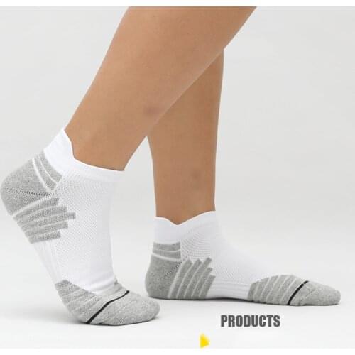 MenS Sports Socks Outdoor Cycling Socks Badminton Jogging Tennis Towel Bottom Socks Sweat-Absorbent And Breathable Socks