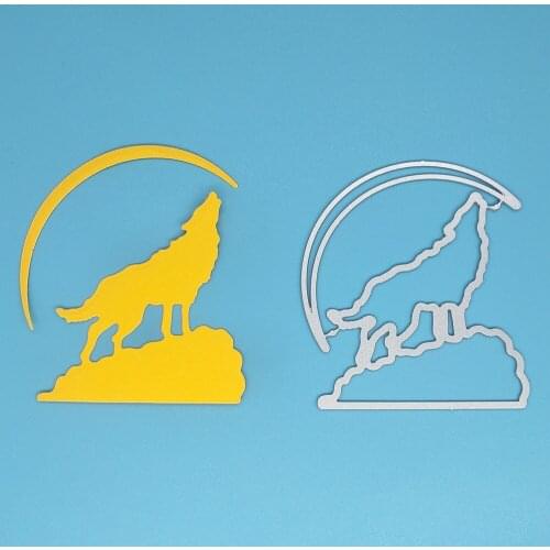 Wolf moon set metal cutting mold template mold for DIY scrapbook decoration embossing handmade craft paper card making