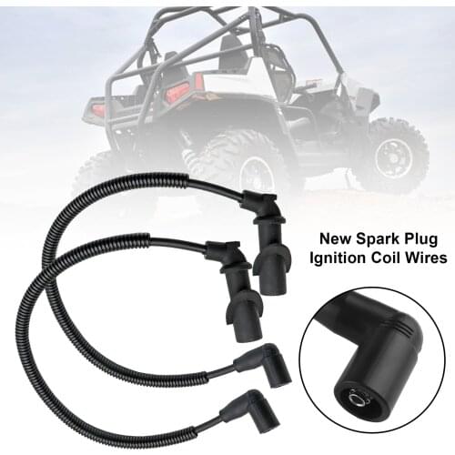 New Spark Plug Ignition Coil Wires Wire Set for Ranger RZR 700 800 Ignition Coil Cable Spark Plug Damping Wire Set Dropshipping