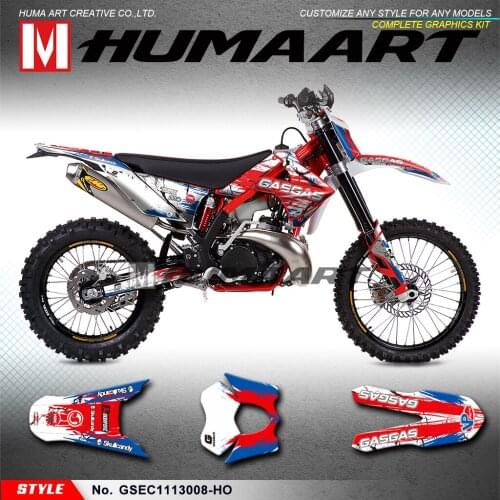 HUMAART Off-Road Stickers MX Graphics for Gas Gas EC 125 200 250 300 2T 450 4T 250F 300F 450F SIX DAYS 2011 2012 2013